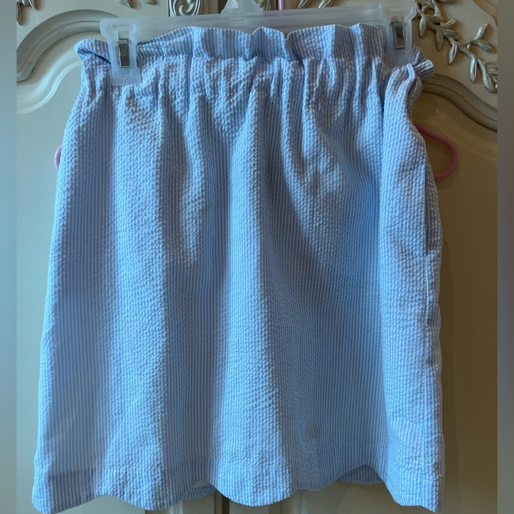 Lauren James seersucker skirt